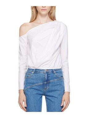 Staud White Anika blouse